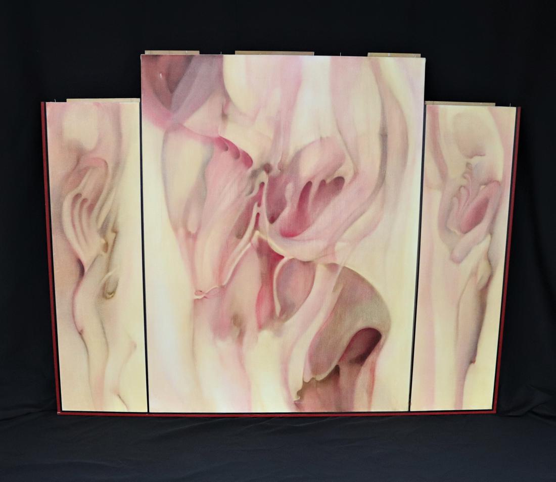 Robert Evans, 2001 Oil on Canvas Triptych (1 of 6)