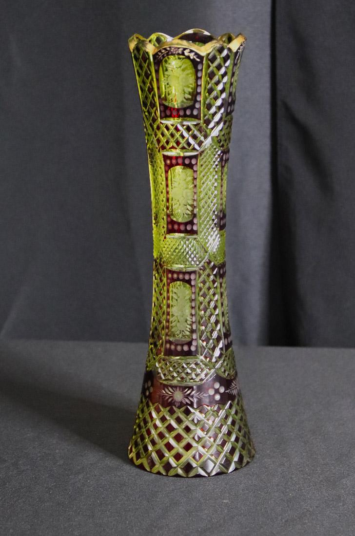 Moser, Cut Glass Vase (1 of 6)