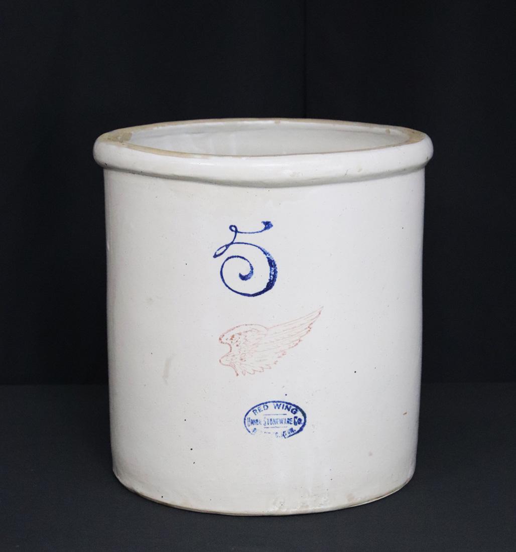 Red Wing, 5 Gallon Crock (1 of 8)