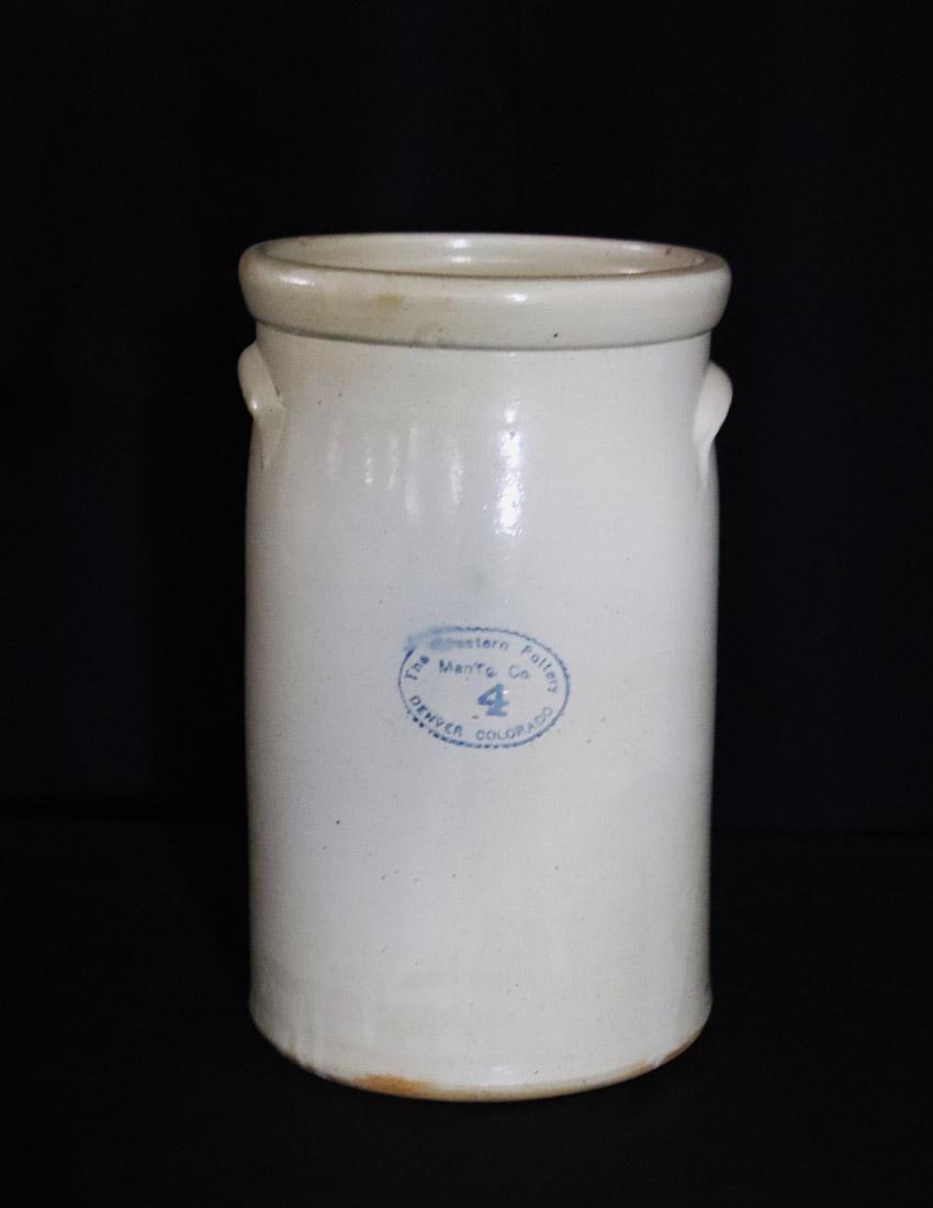 The Western Pottery Mfg. Co., Stoneware Butter Churn (1 of 9)