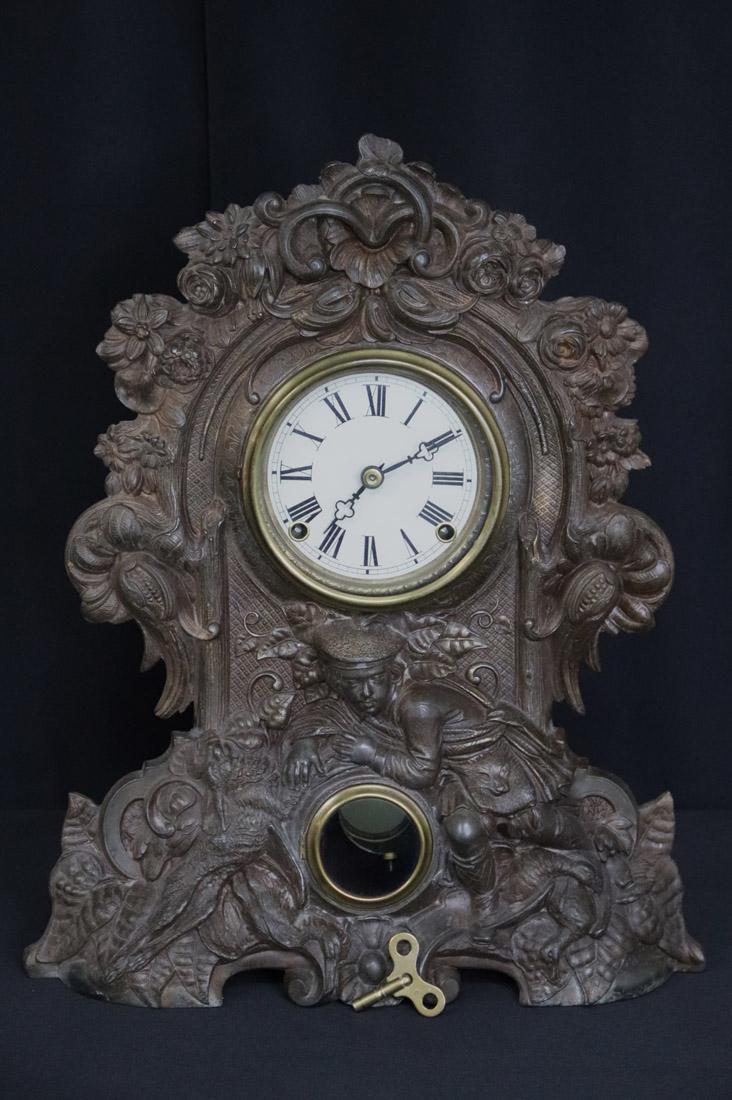 N. Muller, Antique Mantle Clock (1 of 8)