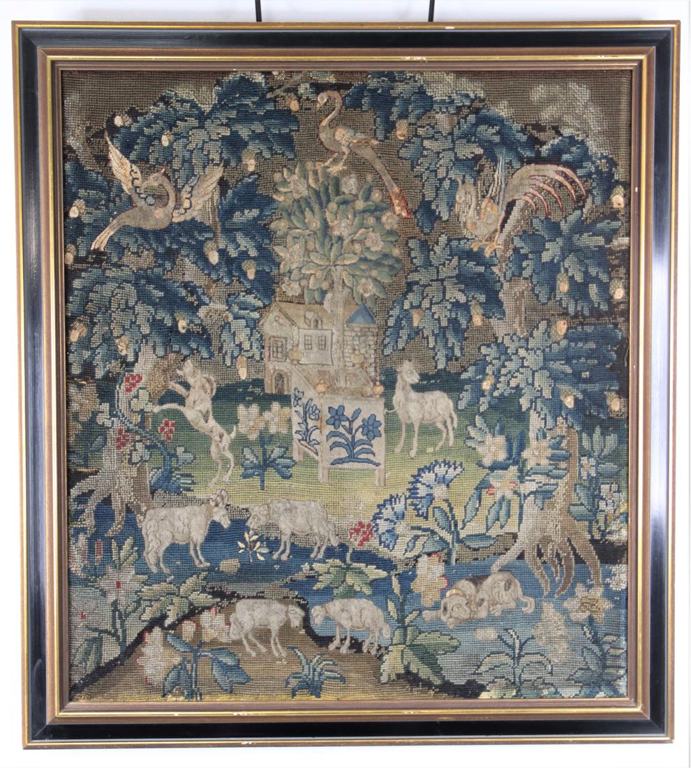 Antique Framed Tapestry (1 of 8)