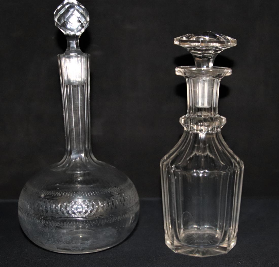 Collection of Glass Decanters (1 of 8)