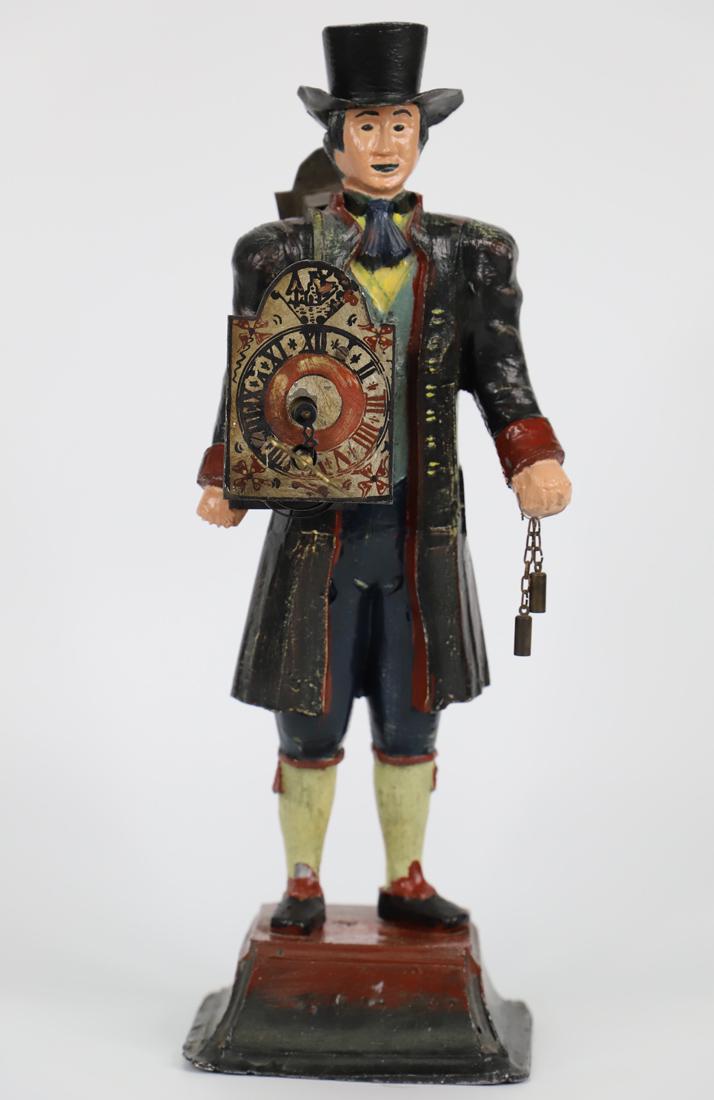 Cast Iron Figural Clock (1 of 6)