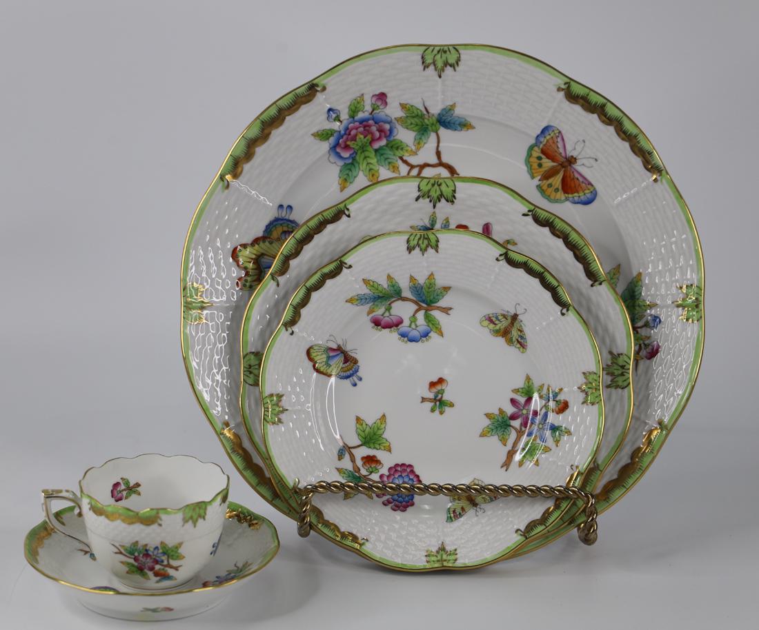 Herend, Butterfly Porcelain Place Setting (1 of 4)