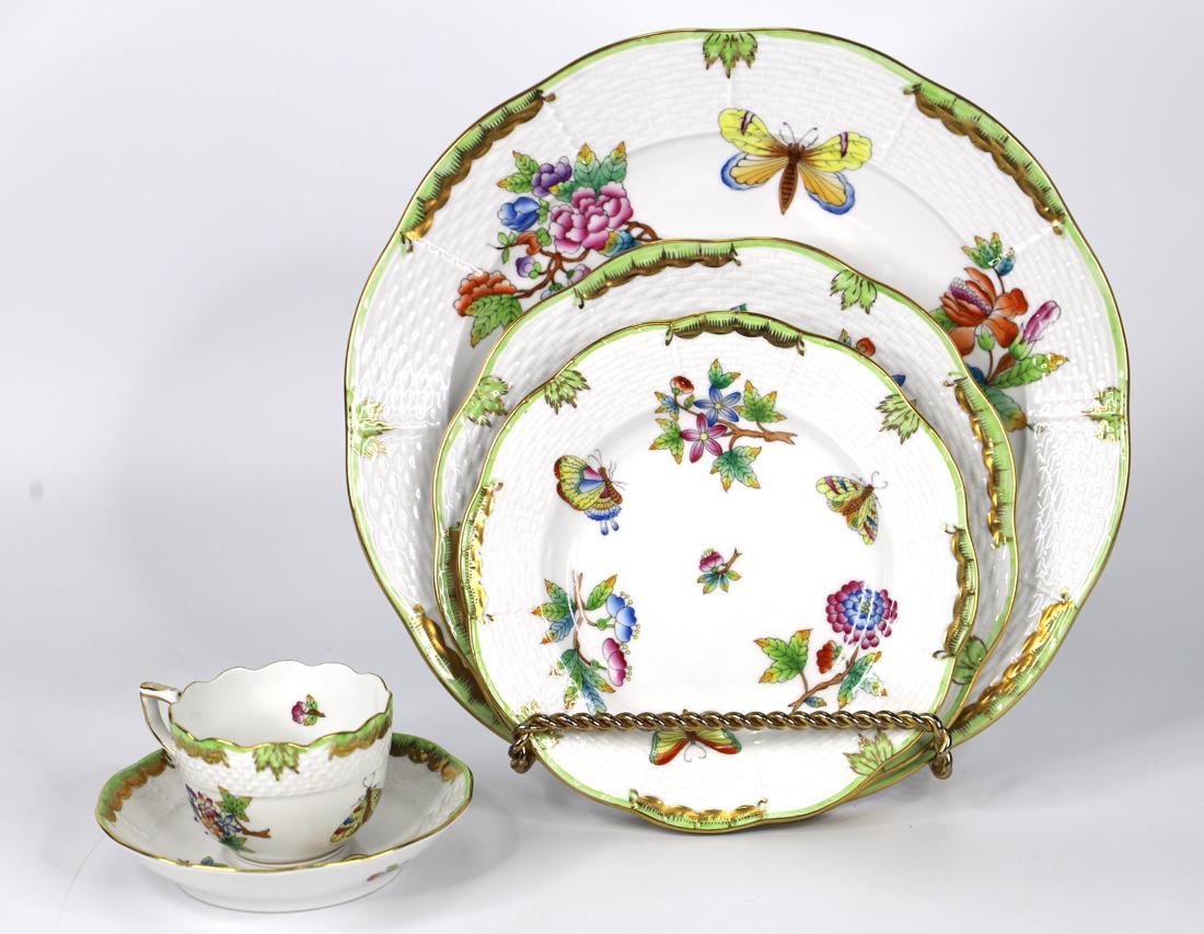 Herend, Butterfly Porcelain Place Setting (1 of 5)