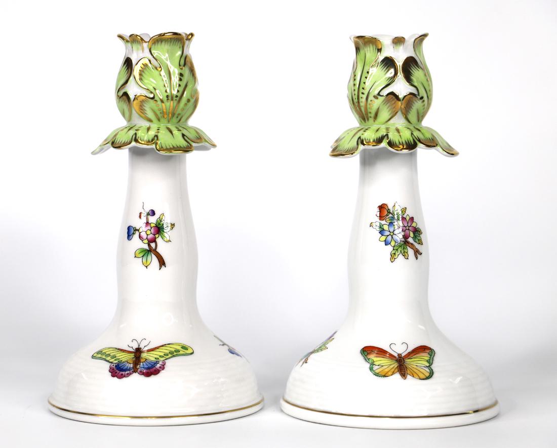 Herend, Butterfly Porcelain Candle Holders (1 of 4)