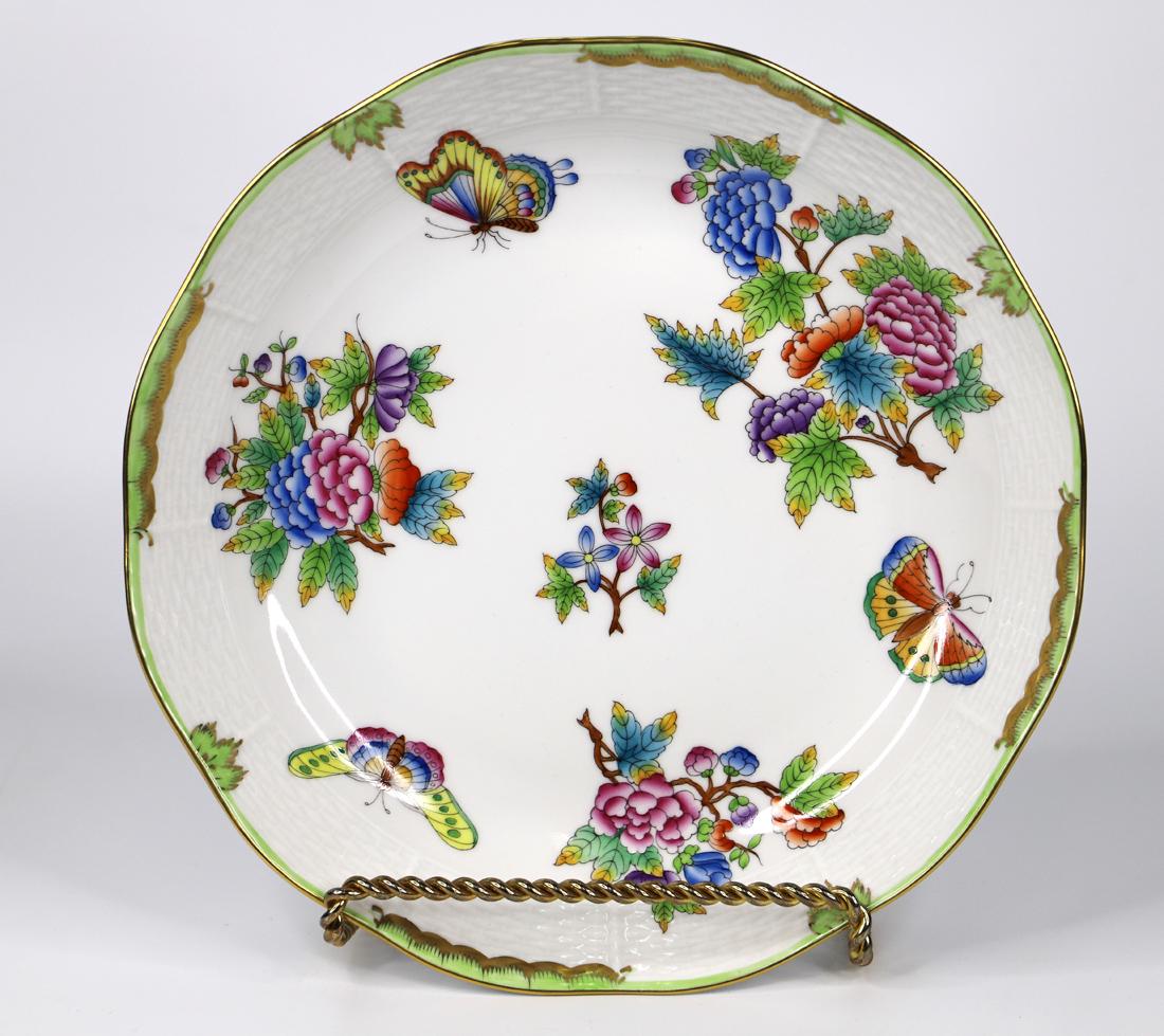 Herend, Butterfly Porcelain Serving Bowl (1 of 4)