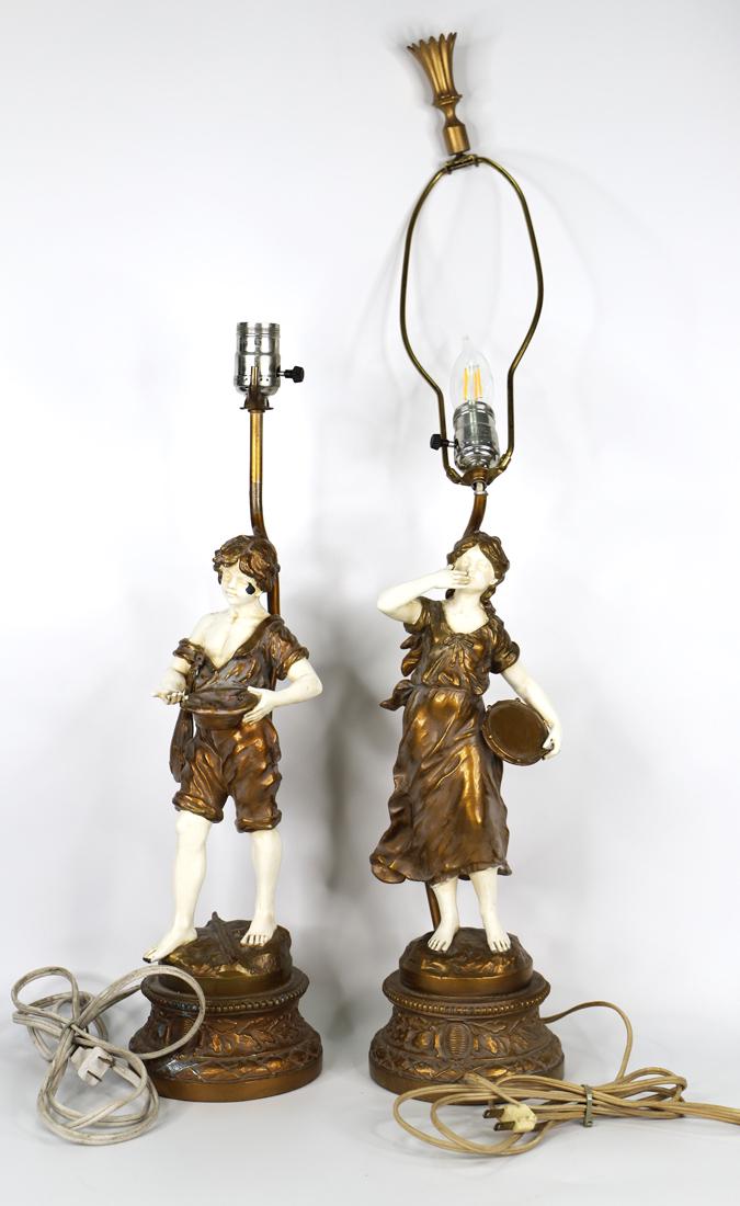 L & F Moreau, Art Nouveau Lamps (1 of 11)