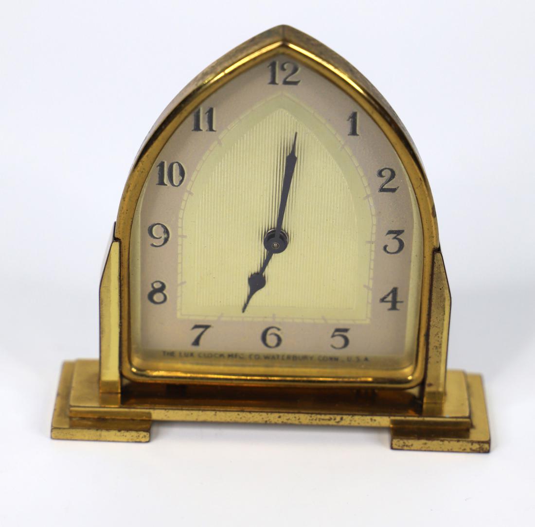 Lux, Vintage Brass Alarm Clock (1 of 5)