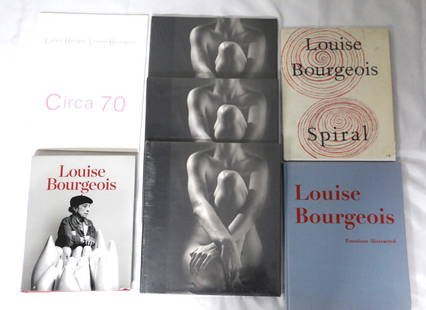 Ruth Bernhard, Louise Bourgeois, Books: Three "Ruth Bernhard: The Collection Of Ginny Williams" books; In original shrinkwrap; Four books by or about Louise Bourgeois; From the Ginny Williams collections. See photos