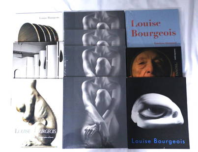 Ruth Bernhard, Louise Bourgeois, Books: Four "Ruth Bernhard: The Collection Of Ginny Williams" books; In original shrinkwrap; Six books by Louise Bourgeois; The Reperes book has an inscription; From the Ginny Williams collection. See photos