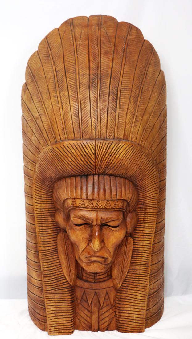 Carved Indian Head (1 of 6)