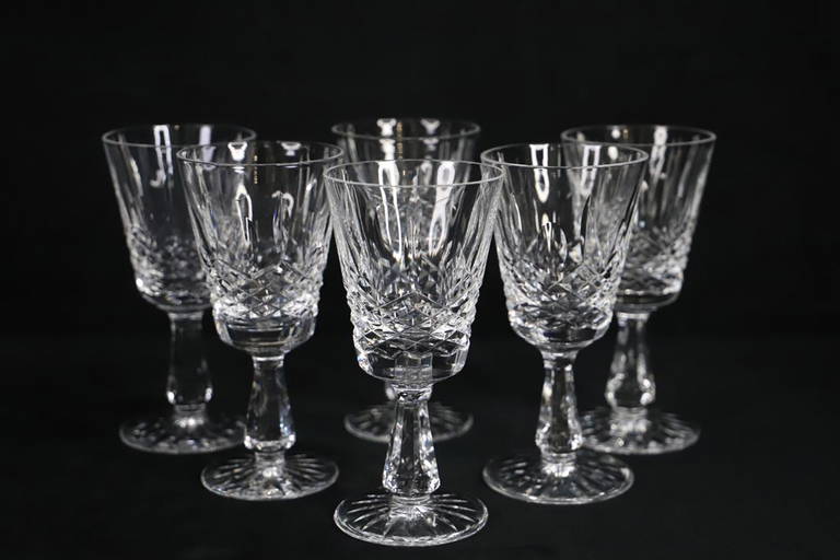Waterford, Crystal Stemmed Water Goblets (0368) on Dec 11, 2022