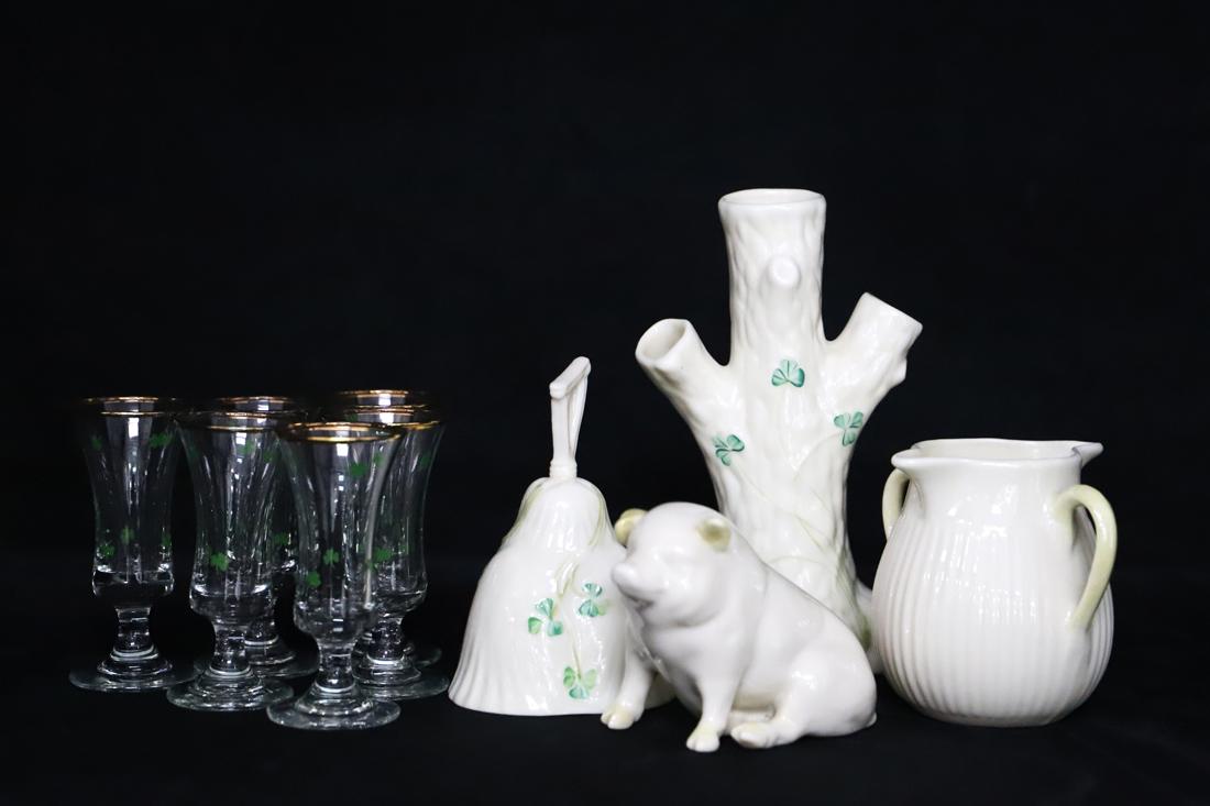Belleek, Decor and Cordial Glasses (1 of 10)
