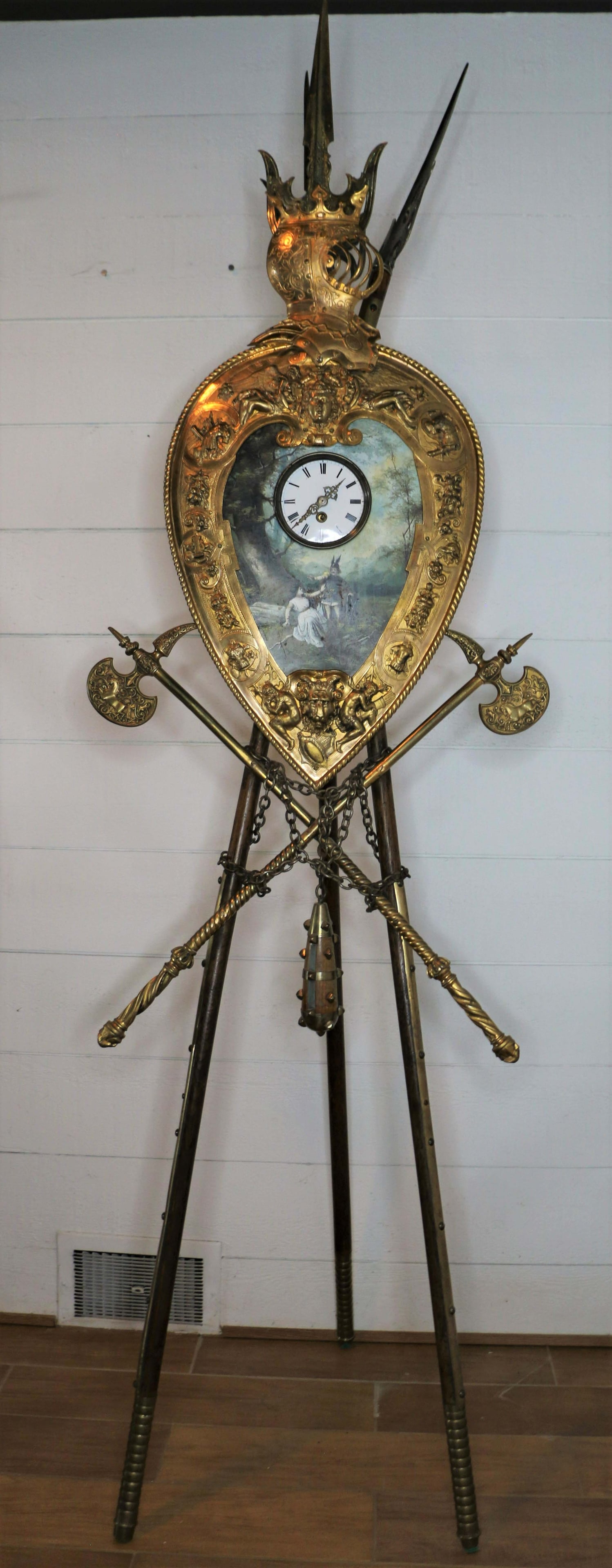 Bavarian Clock with Stand (1 of 8)