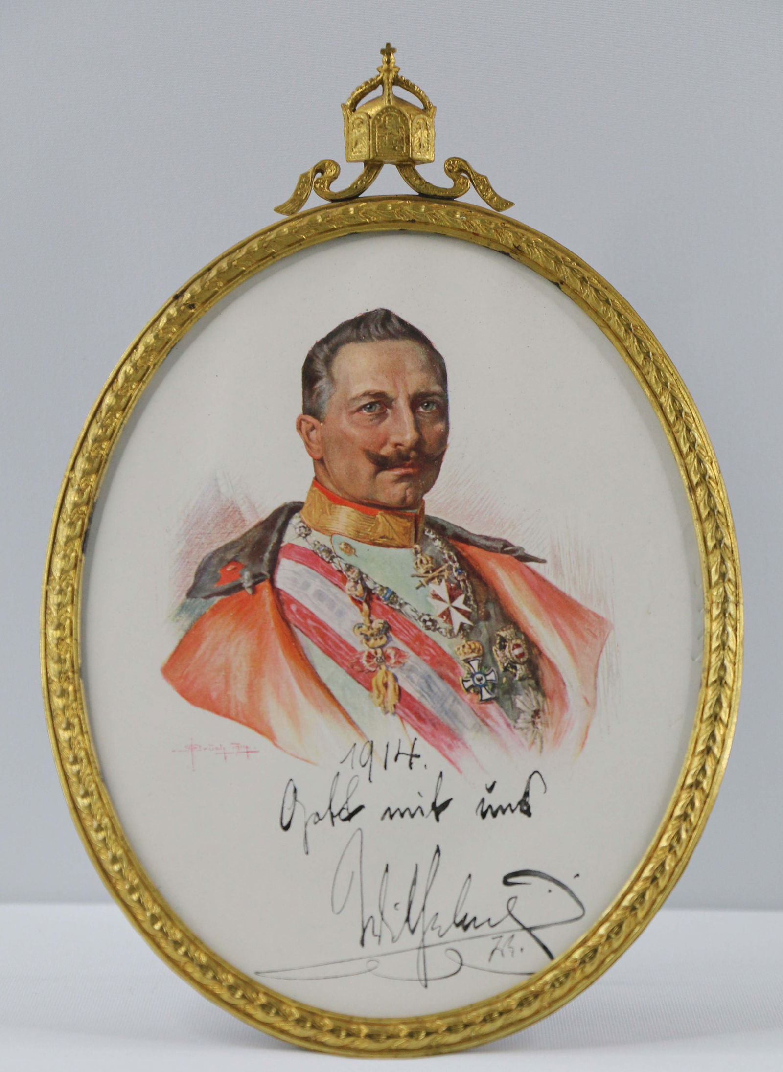Kaiser Wilhelm, Signed Portrait (1 of 5)