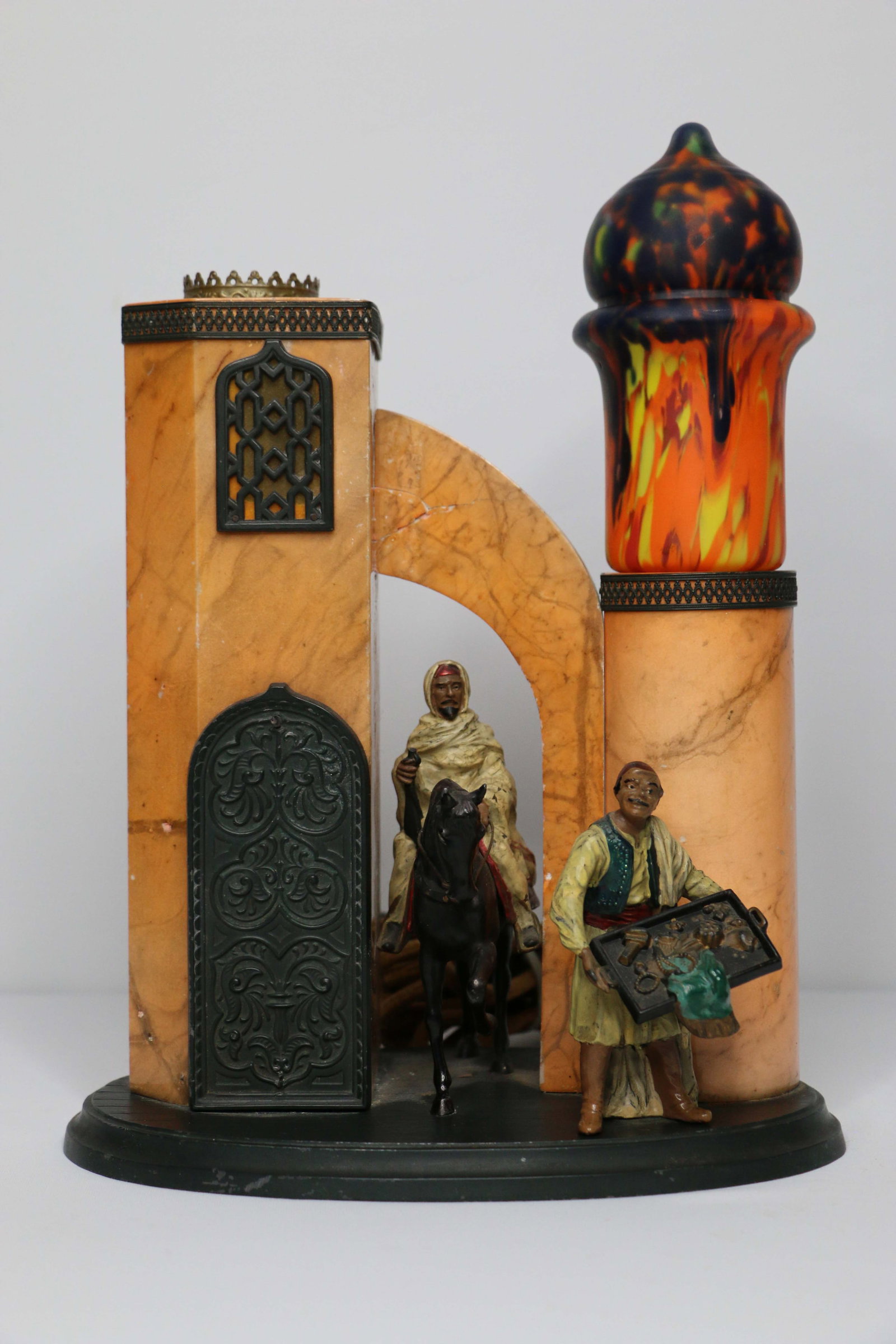 Art Deco Marble Lamp (1 of 8)