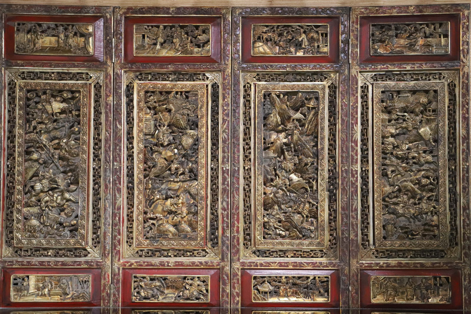 Carved Chinese Screen (1 of 11)