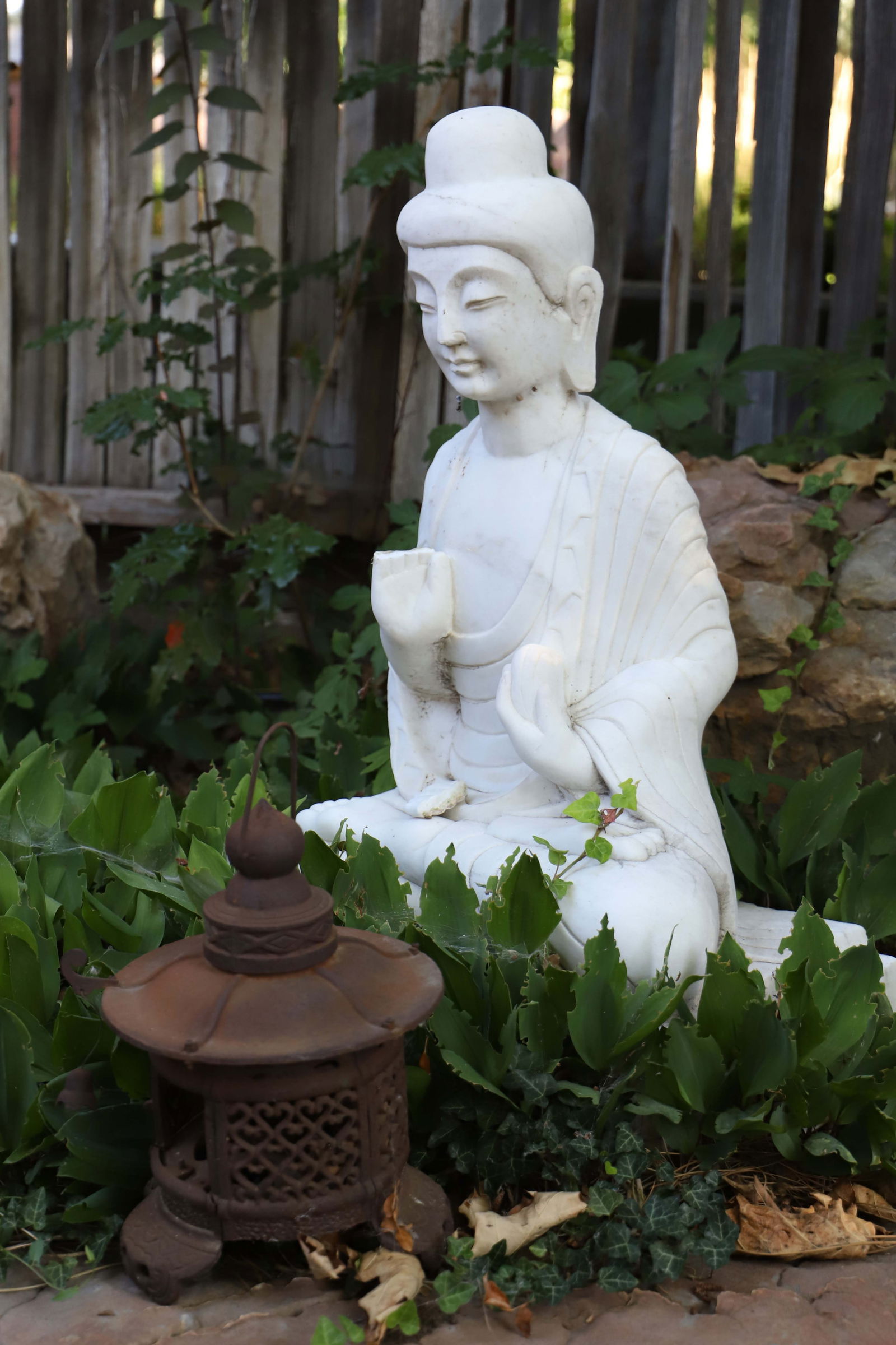 Buddha Statue, Garden Lantern (1 of 6)