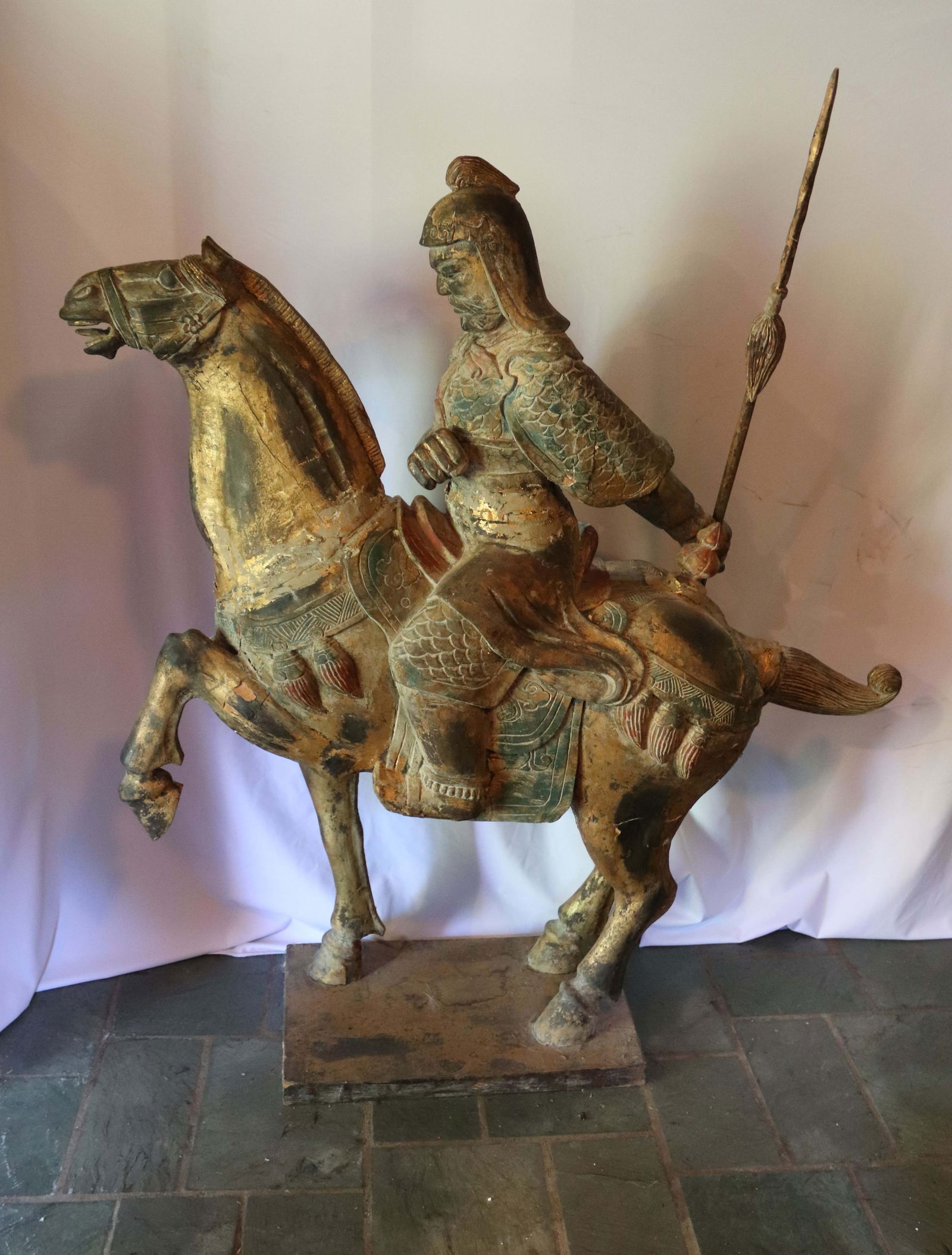 Carved Horse with Warrior (1 of 18)