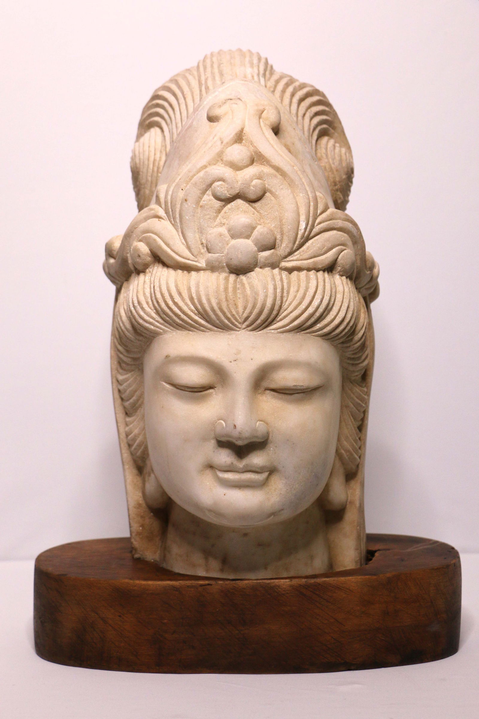 Marble Buddha Bust (1 of 3)