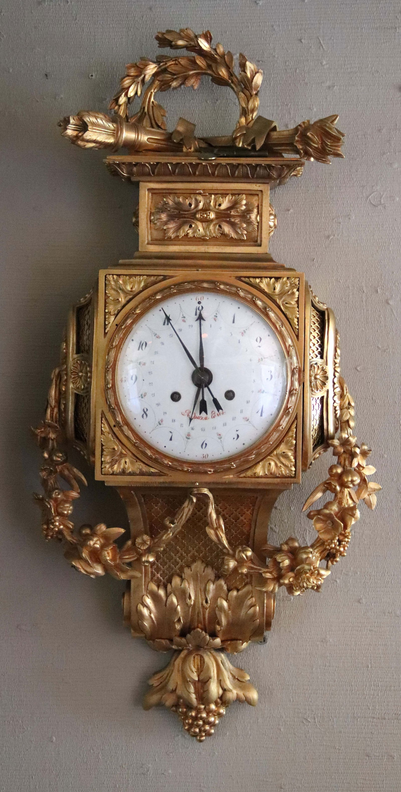 French Cartel Wall Clock (1 of 7)