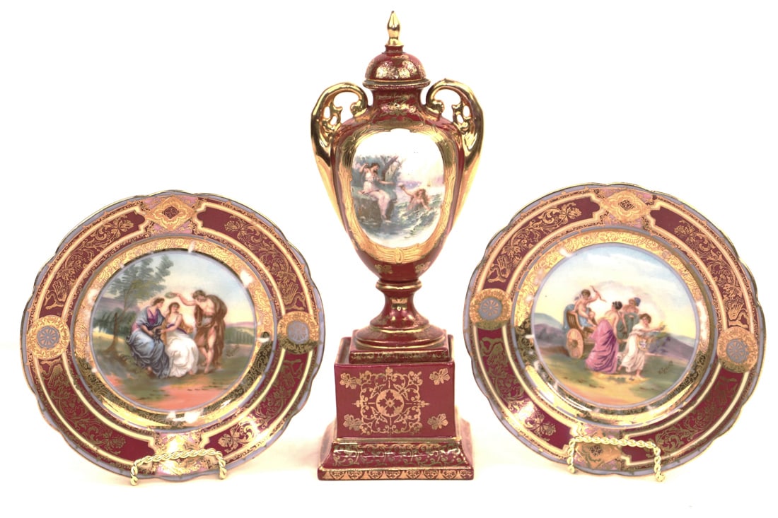 Royal Vienna Plates, Urn (1 of 7)