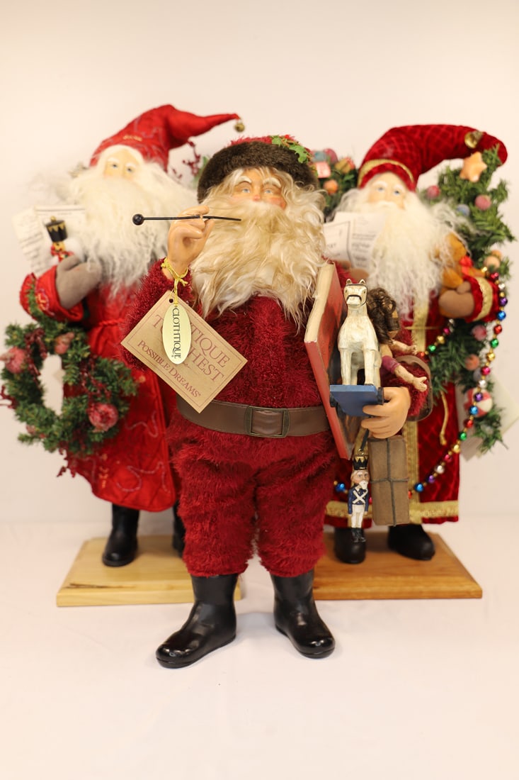 Lynn Haney, Possible Dreams, Santa Figurines (1 of 6)