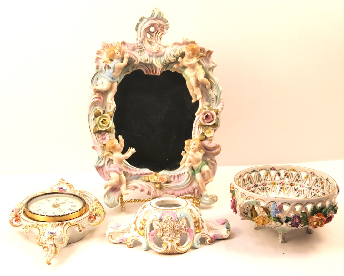 Dresden, Clock, Bowl, Mirror (1 of 7)