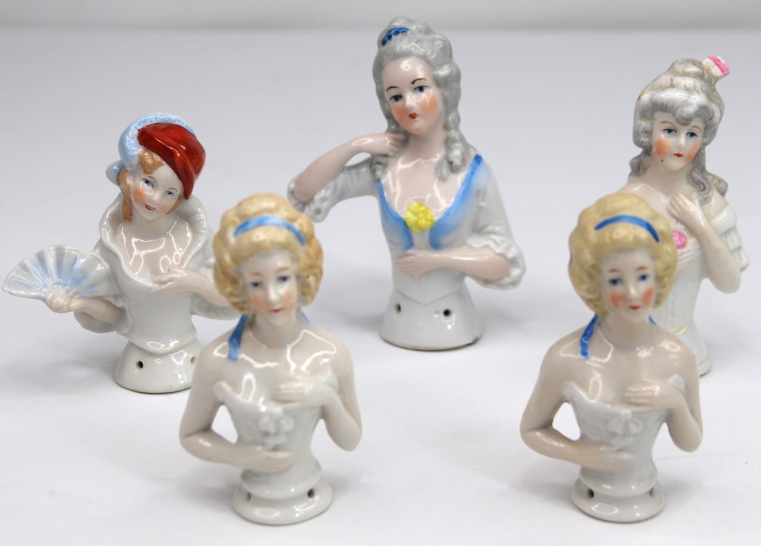 Porcelain Half Dolls (1 of 6)