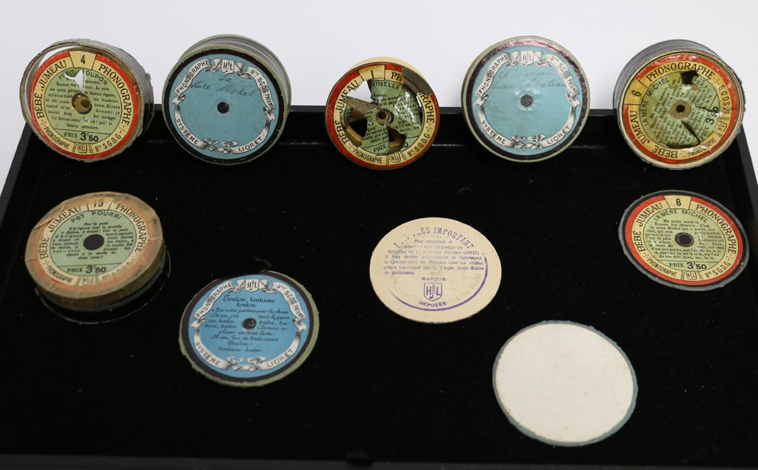 Tete Jumeau, Talking Doll Cylinders (1 of 6)