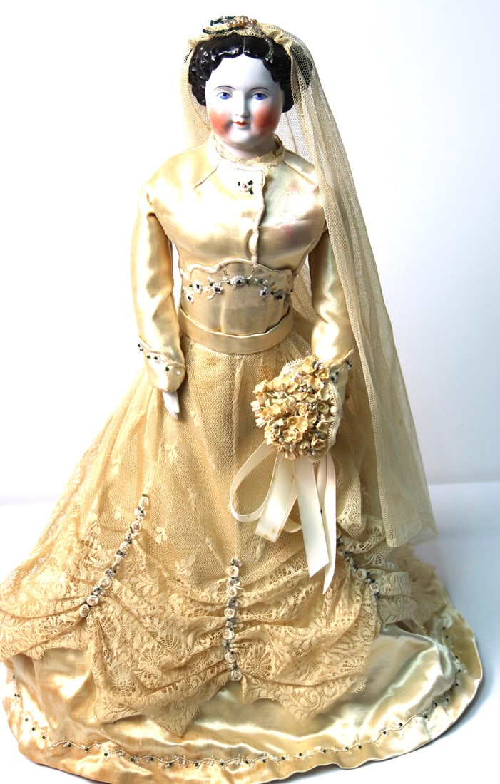 Porcelain Head Fashion Doll (1 of 8)