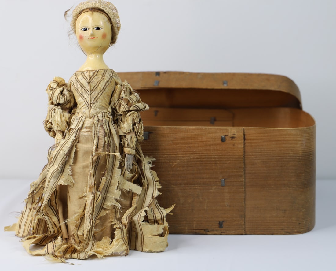 Antique Wooden English Doll (1 of 9)