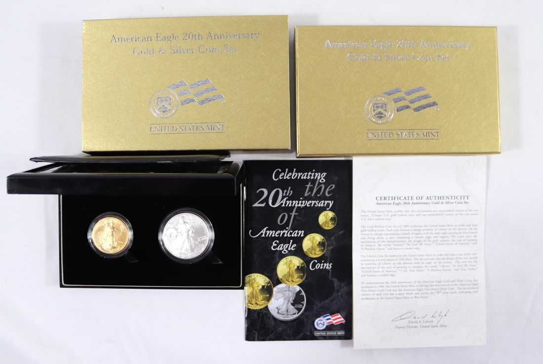 US Mint, 2006 American Eagle, Gold, Silver Coins (Gold Content 1.0000 TO) (1 of 5)