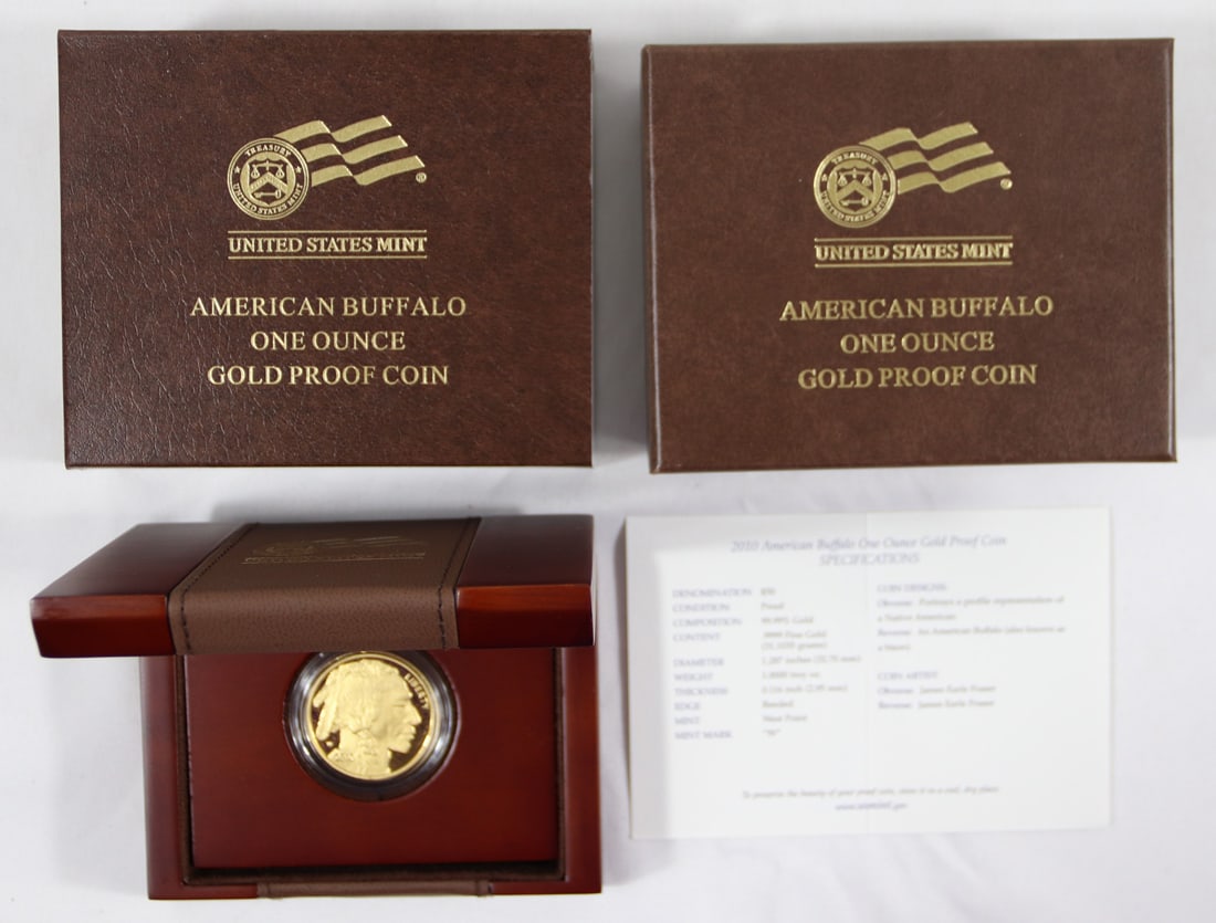 2010 US Mint, American Buffalo Gold Proof Coin (Gold Content 1.0000 TO) (1 of 3)
