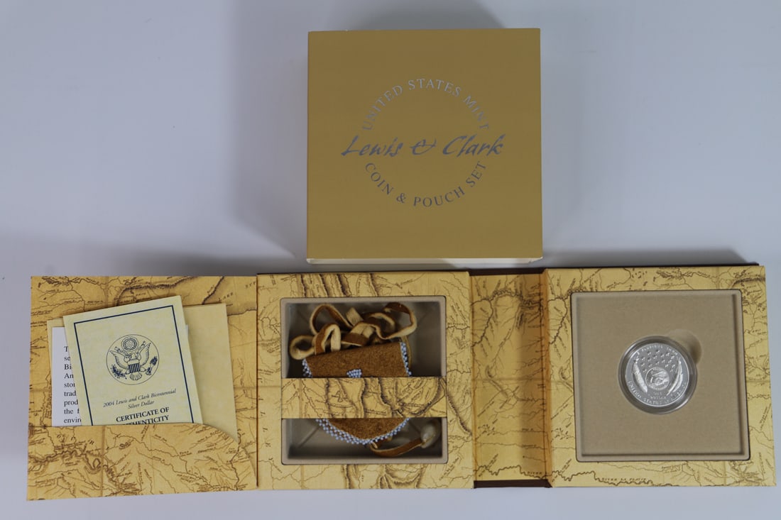 US Mint, Lewis & Clark Silver Coin, Pouch (1 of 4)