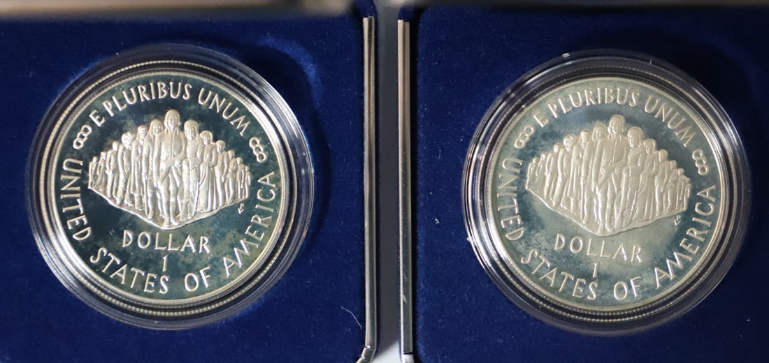 US Mint, 1987 Constitution Silver Coins (1 of 3)