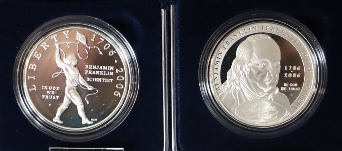 US Mint, 2006 Ben Franklin Silver Coin Sets (1 of 2)