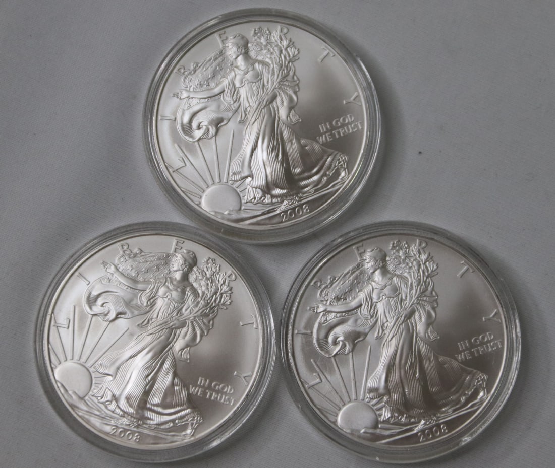 US Mint, One Dollar Silver Coins (1 of 2)