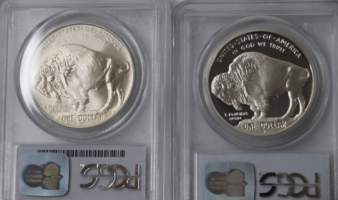 US Mint, One Dollar Silver Coins (1 of 2)