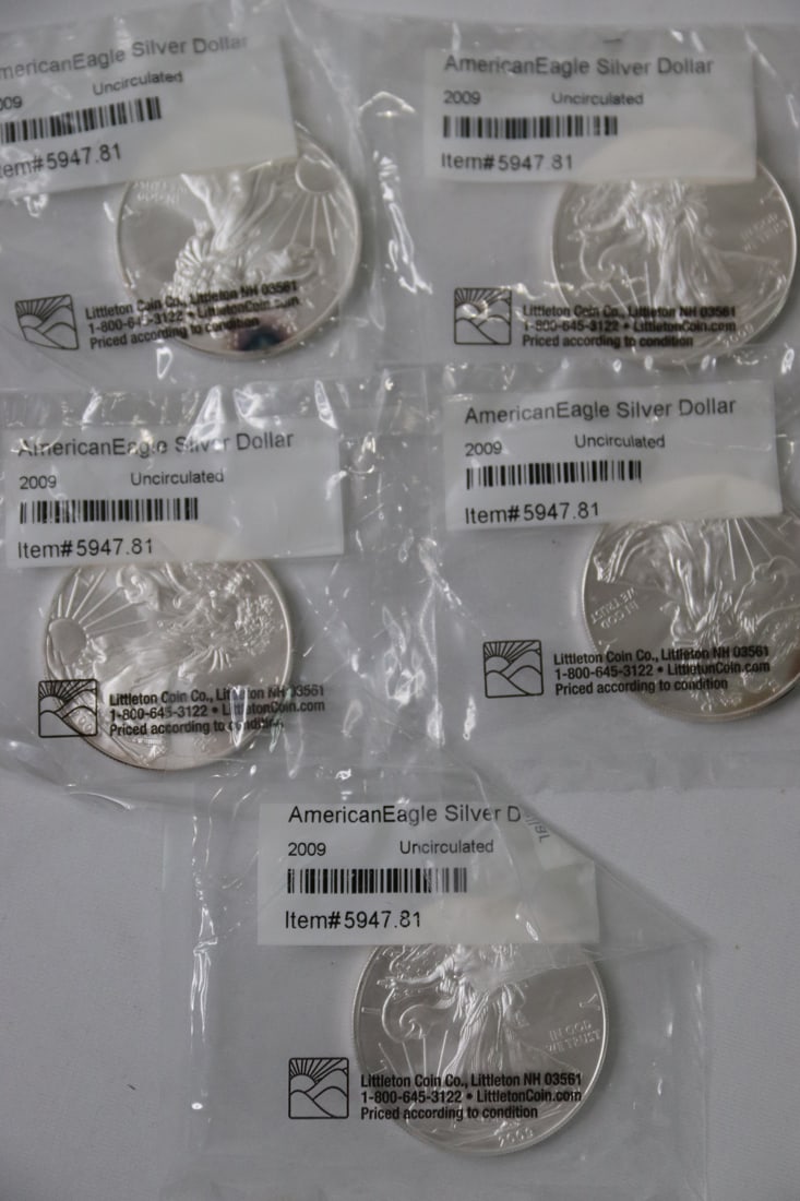 US Mint, 2009 Silver Dollars (1 of 4)