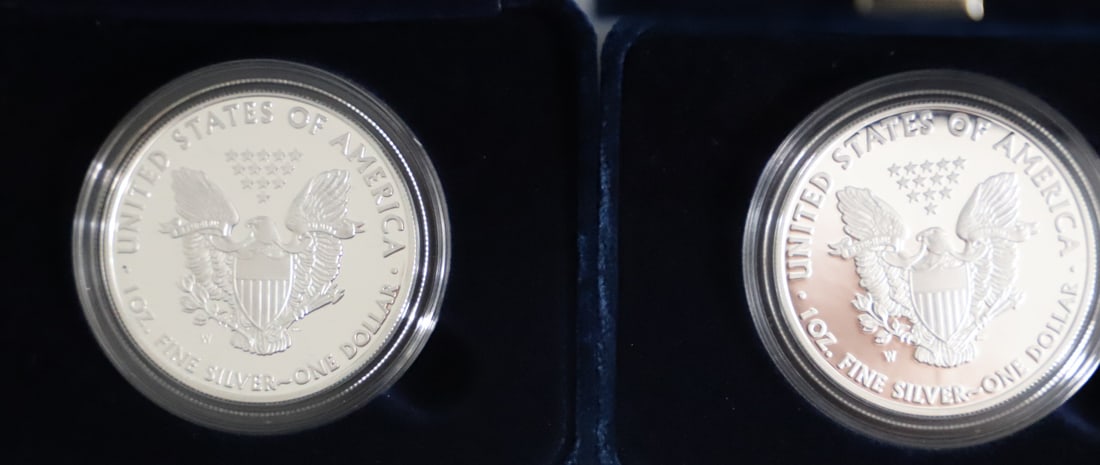 US Mint, 2008 Silver Dollars (1 of 2)