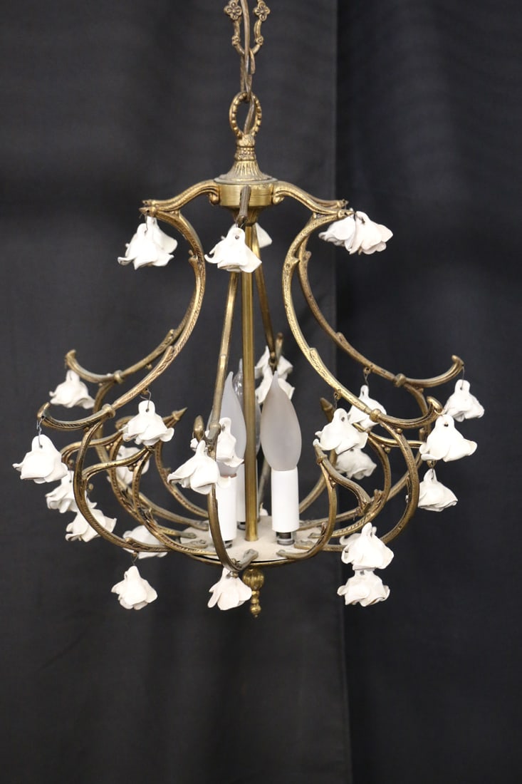Spanish, Ceramic Chandelier (1 of 6)