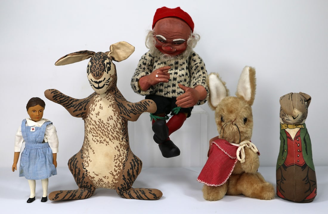 Eden, Bunnies, Gnome, Wooden Doll (1 of 5)