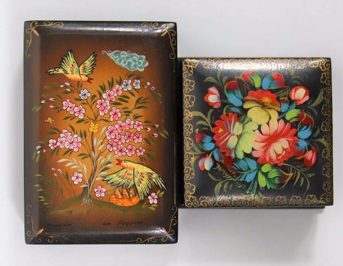 Russian Lacquer Boxes (1 of 4)