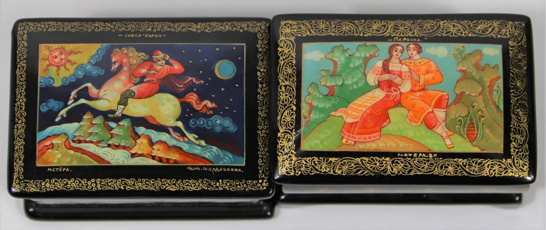 Russian Lacquer Boxes (1 of 5)