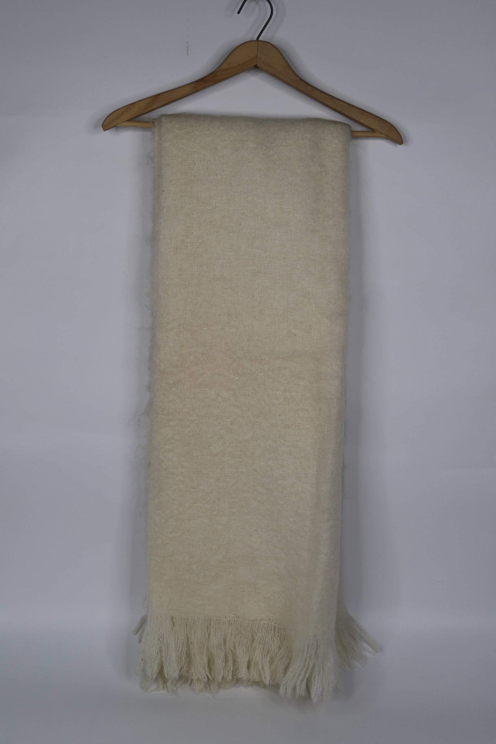St. Albans, Blanket: Loch Maree St. Albans pure mohair throw blanket; Marked "Made in Australia"; Measures approximately W 72 x D 48 inches; No damages observed. See photos