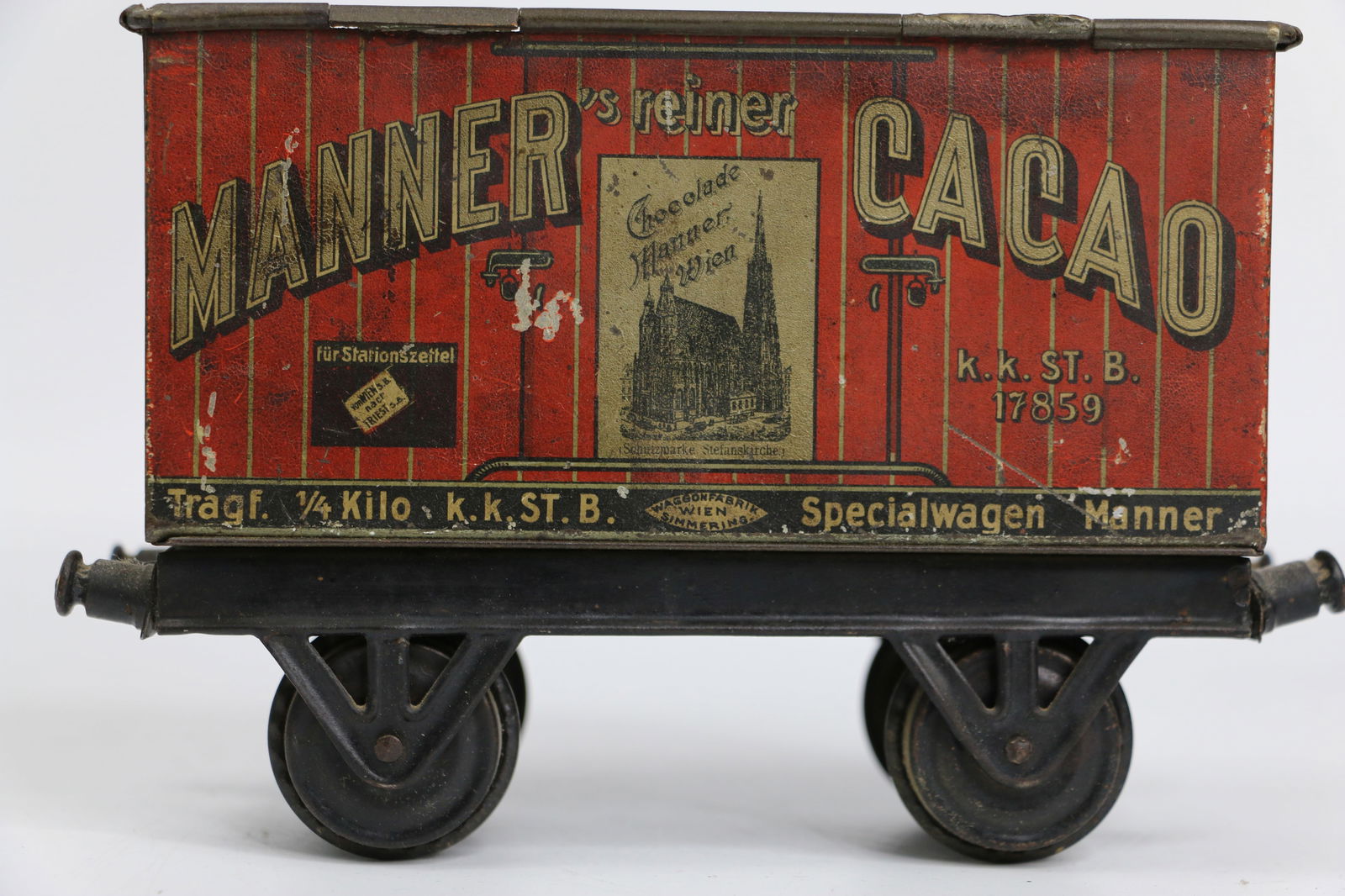 Vintage Manner Cacao Toy Cargo Train Car (1 of 6)