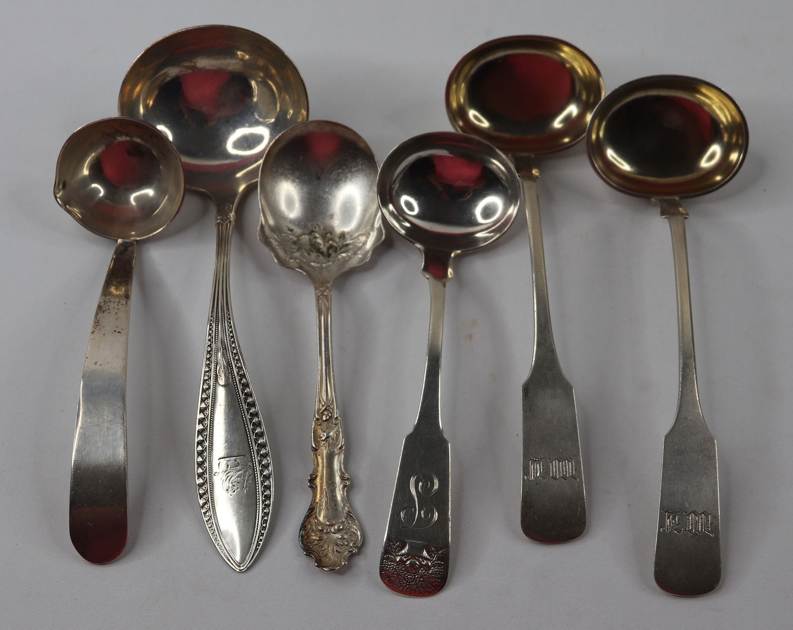 Meyer, Mexico, Rogers Bros, Hamilton Rowe & Co., Sterling Spoons, Ladles (1 of 3)